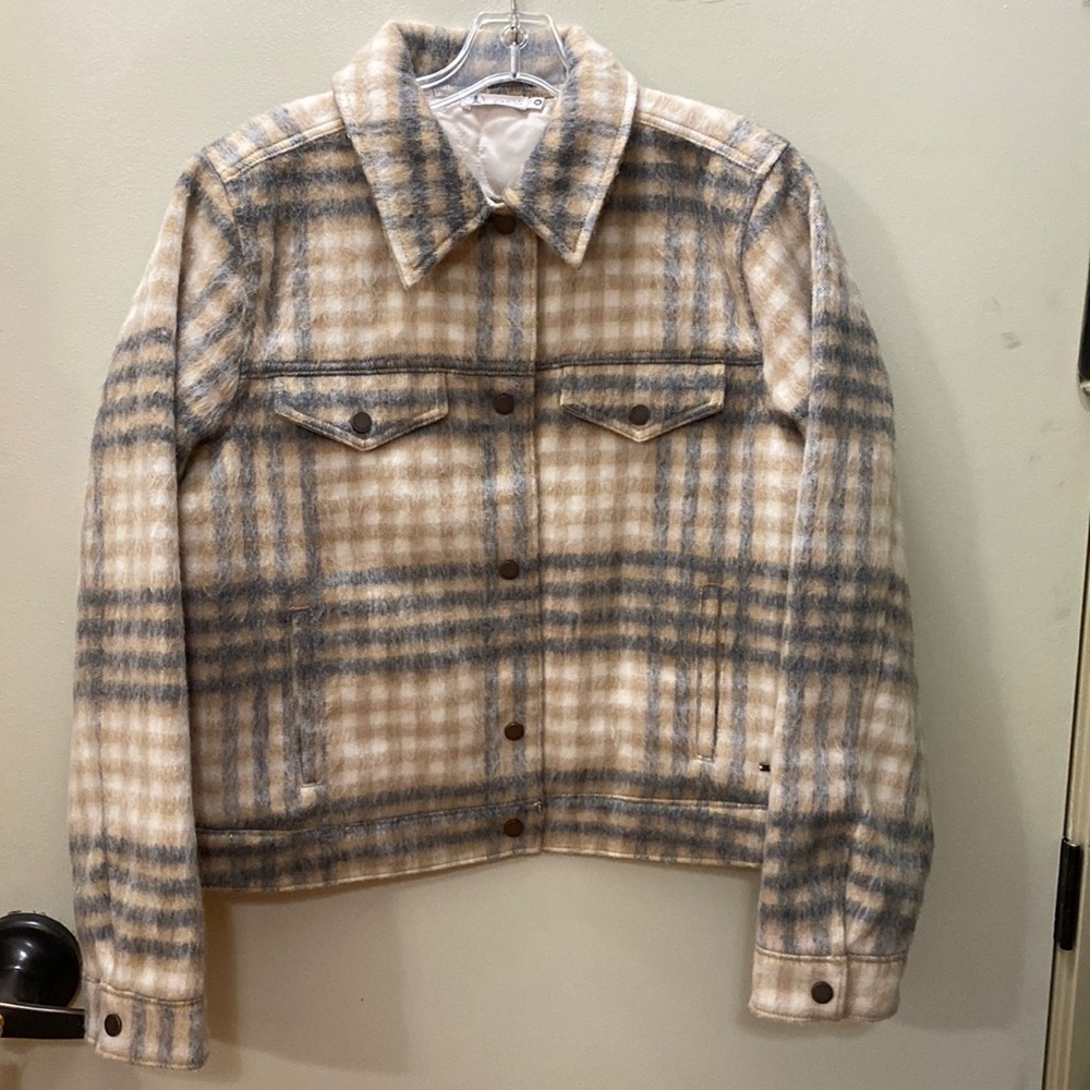 Carve rhea wool shacket
